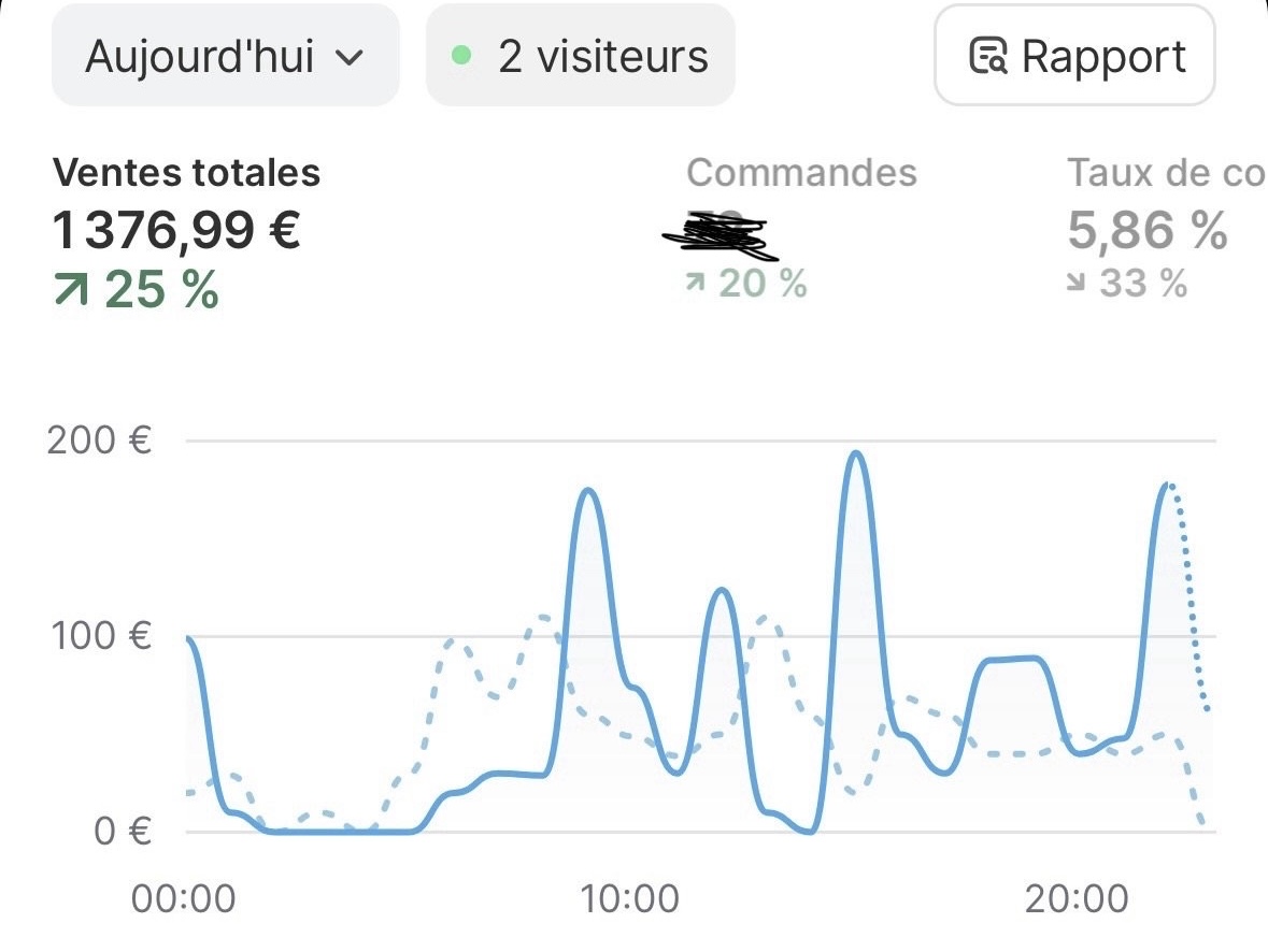 Genuine Shopify sales screenshot 10 supplied by ECOMMAXADS.
