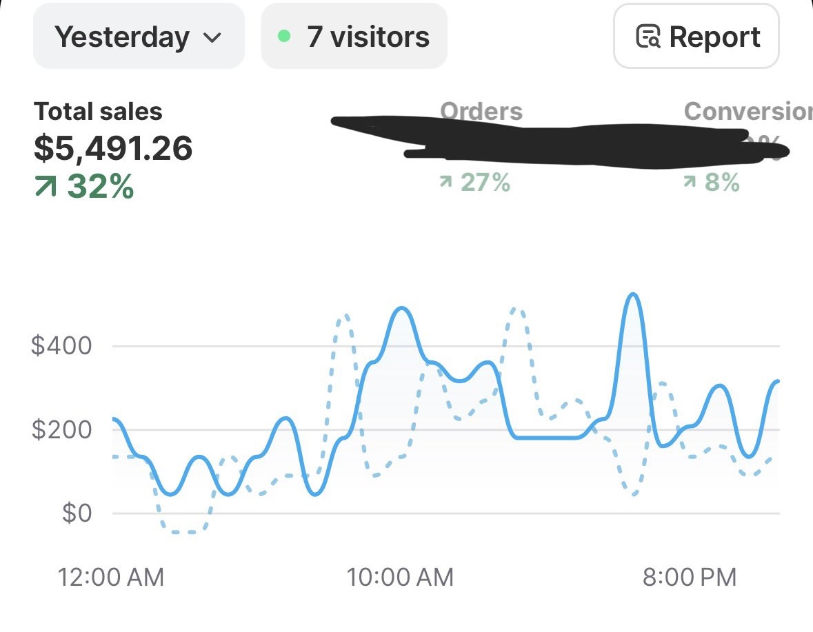 Genuine Shopify sales screenshot 05 supplied by ECOMMAXADS.