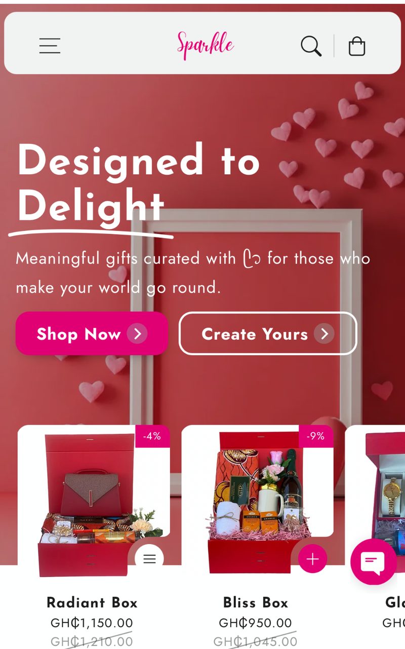 My Sparkle Gifts mobile screenshot
