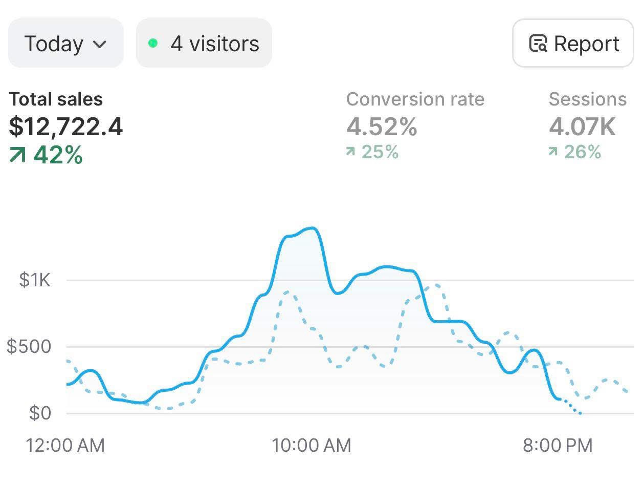 Genuine Shopify sales screenshot 09 supplied by ECOMMAXADS.